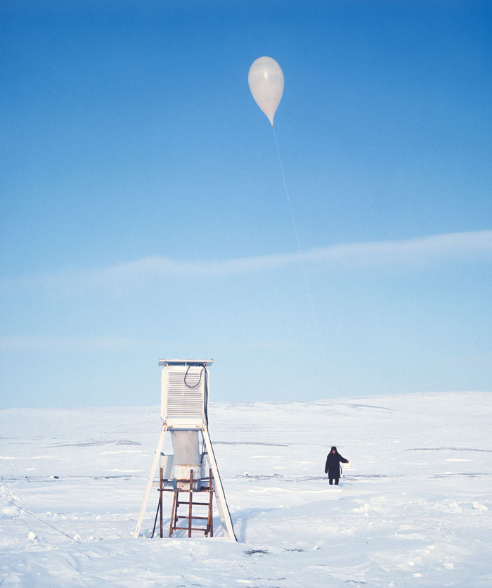 1973. Meteorological station on Bering Island near Kamchatka.