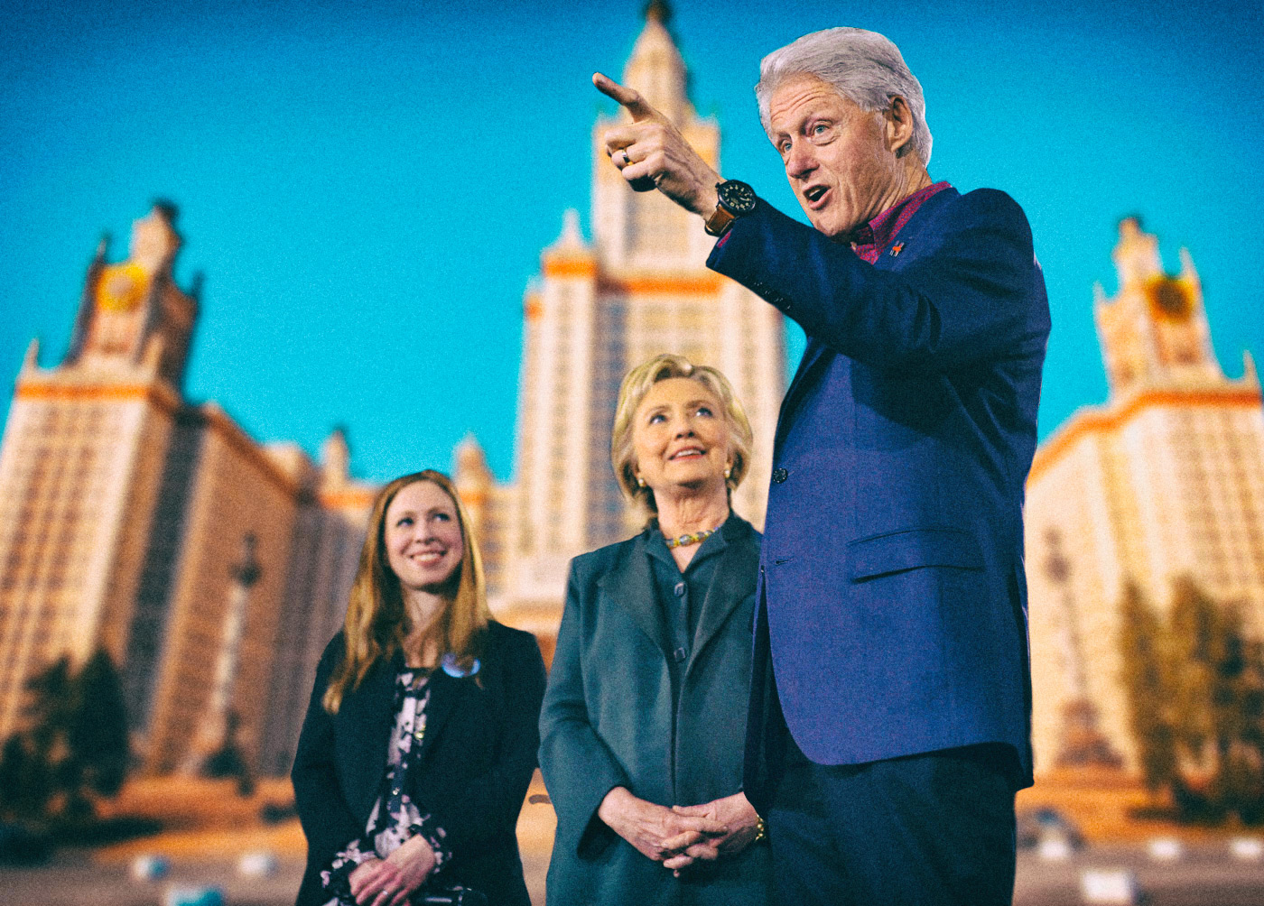 The Clintons plan to send their grandchildren to study in Russia