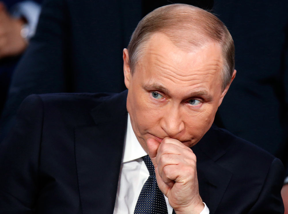 Der russische Präsident Wladimir Putin verdiente 2015 etwa 124 000 Euro.