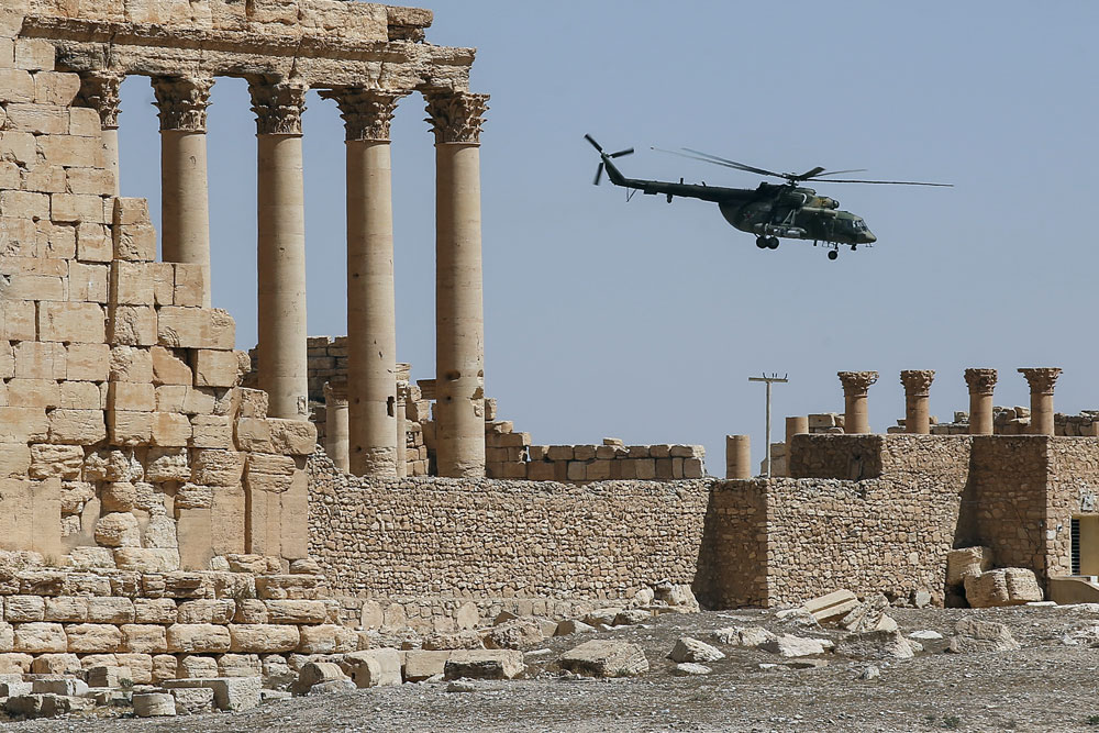  Palmyra was liberated from ISIS by the Syrian government army on March 27. 