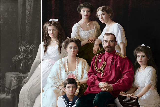 Romanov family photos now in color - Russia Beyond