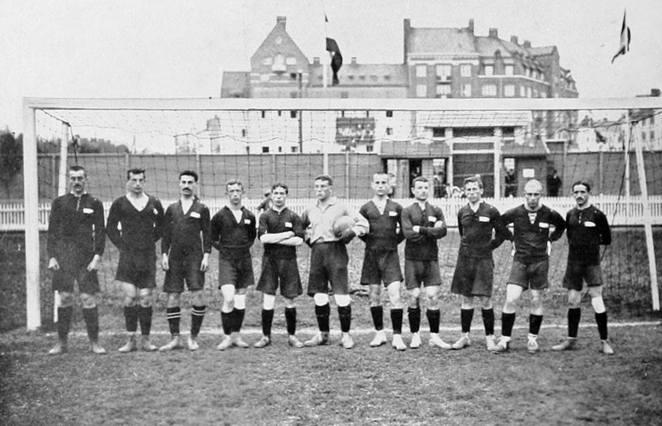 The Russia national football team at the 1912 Summer Olympics.