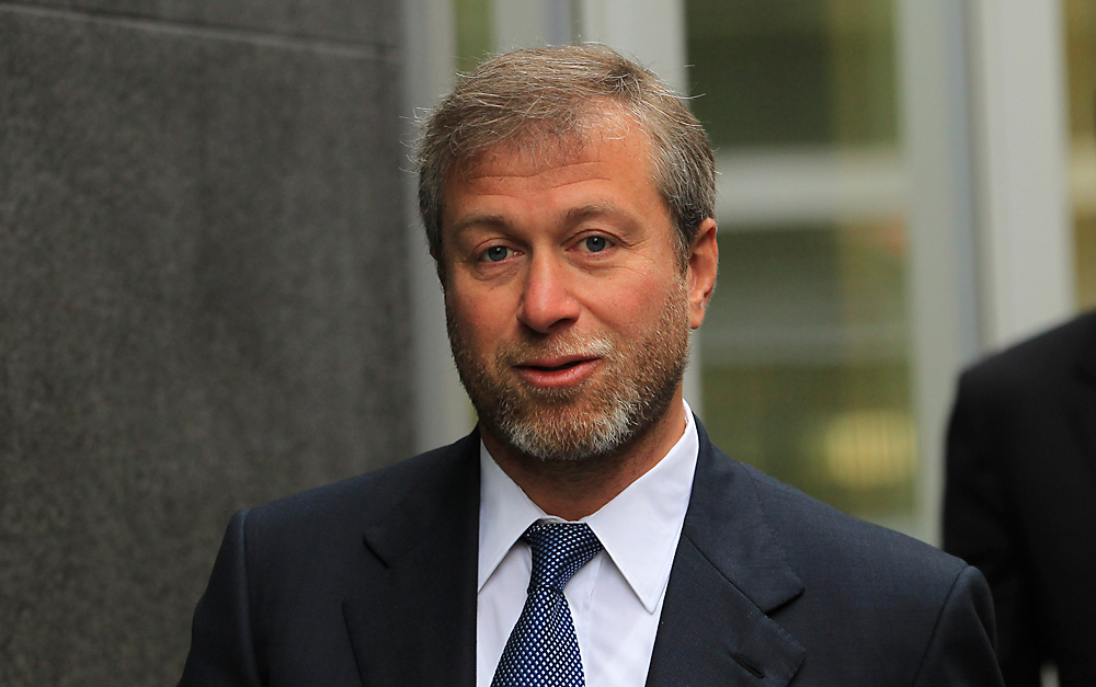 Russian billionaire and owner of Chelsea football club Roman Abramovich.