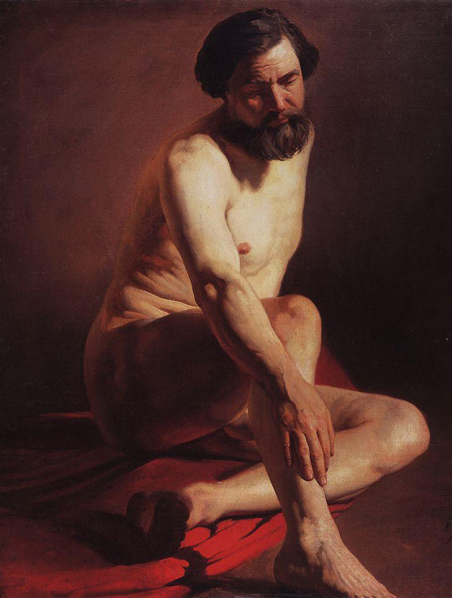 Konstantin Makovskij, Modello, 1858