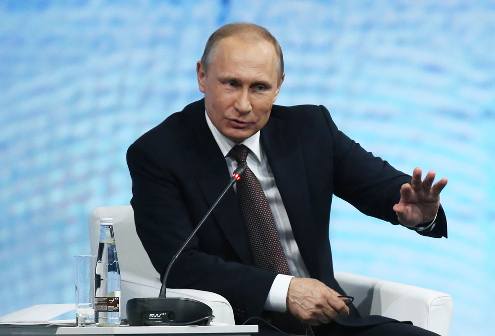 Vladimir Putin at SPIEF-2016.