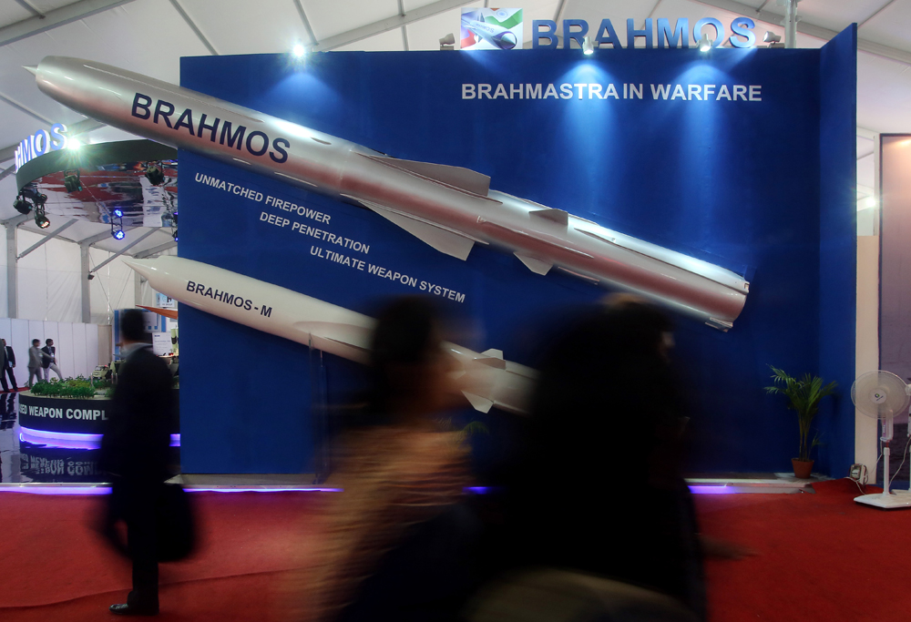 BrahMos is capable of hitting targets beyond the radar horizon and can be launched from sea based and land based weapon systems.