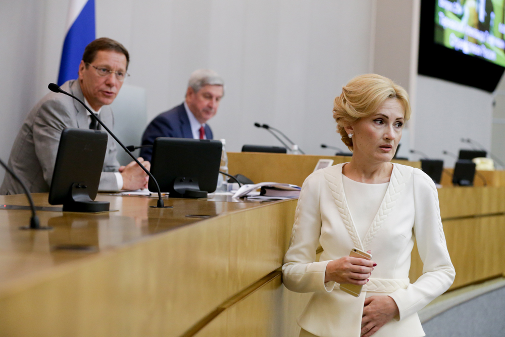 La deputata Irina Yarovaya. 