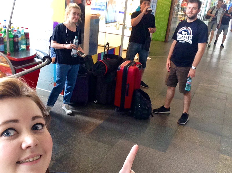 Day 1.  We meet at the Kursky  railway station in Moscow. We have two DSLR cameras, two tripods, one slider, one drone copter, one recorder, a few microphones and some lighting equipment. Not that we need all of this stuff every time we make videos, but once we get to Nizhny everything might come in handy.