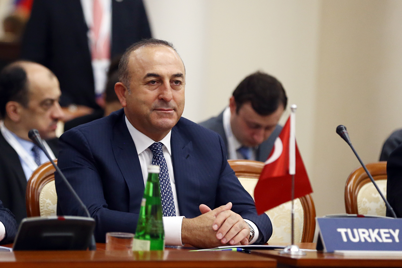 Menteri Luar Negeri Turki Mevlüt Çavuşoğlu.