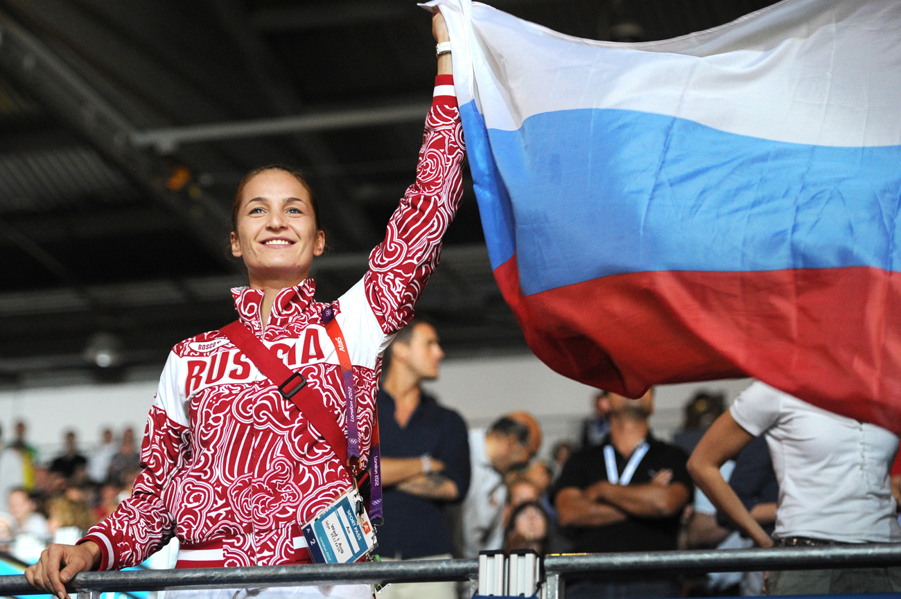 Russia's fencer Sofya Velikaya will be returning to the sport after having become a mother. Photo: Velikaya at the 2012 London Summer Olympic Games.