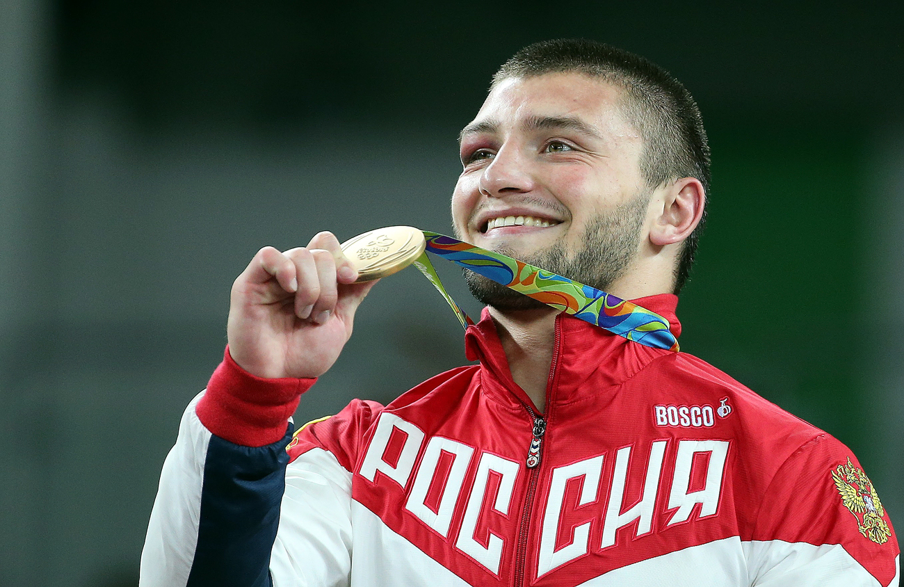 Le champion olympique Davit Chakvetadze.