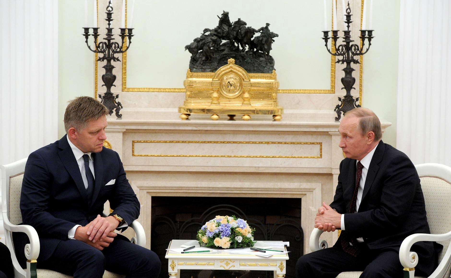 Robert Fico s Vladimirom Putinom u Moskvi, 25. kolovoza 2016. 