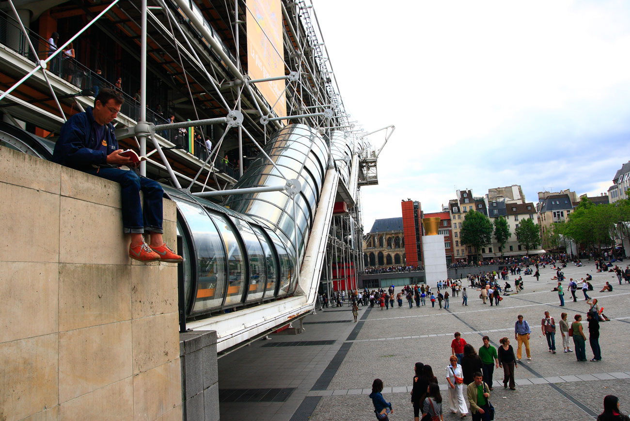 Atualmente, Pompidou recebe mais turistas do que a própria Torre Eiffel
