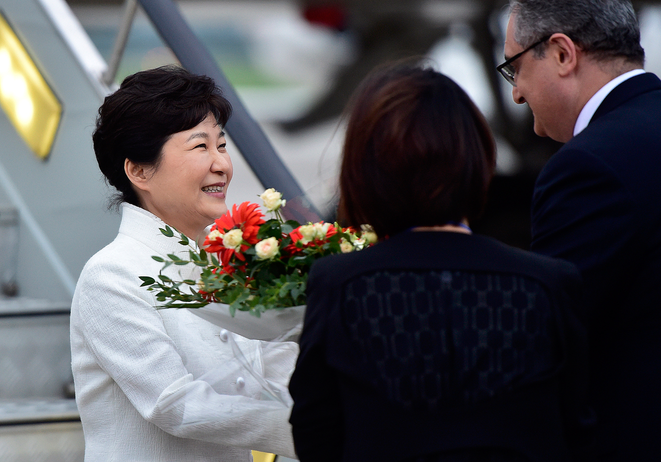 2016년 9월 2일 오후 박근혜 대통령이 러시아 블라디보스토크에 도착했다.