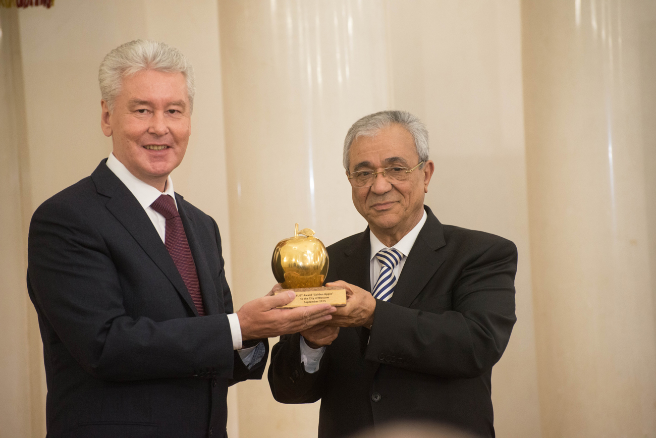On Sept. 29, 2015, Moscow was awarded the FIJET Golden Apple award, which recognizes “superior efforts in promoting and raising the level of tourism.” 