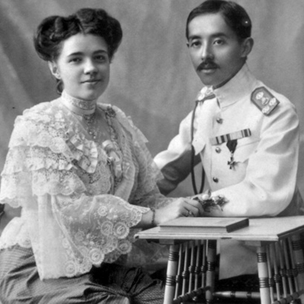 Ekaterina Desnitskaya with Prince Chakrabongse.