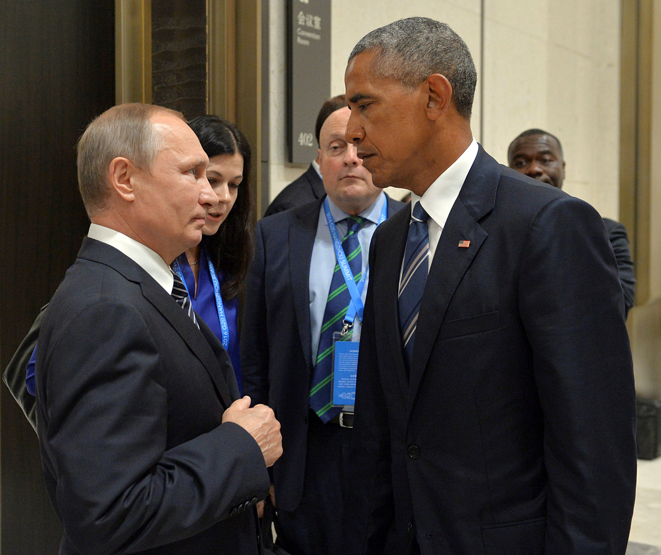 Lack of trust between the Russians and the Americans is a fundamental obstacle to reaching an understanding that could resolve the Syrian conflict. Photo: Russian President Vladimir Putin meets with U.S. President Barack Obama on the sidelines of the G20 Summit in Hangzhou, China, on Spet. 5, 2016.