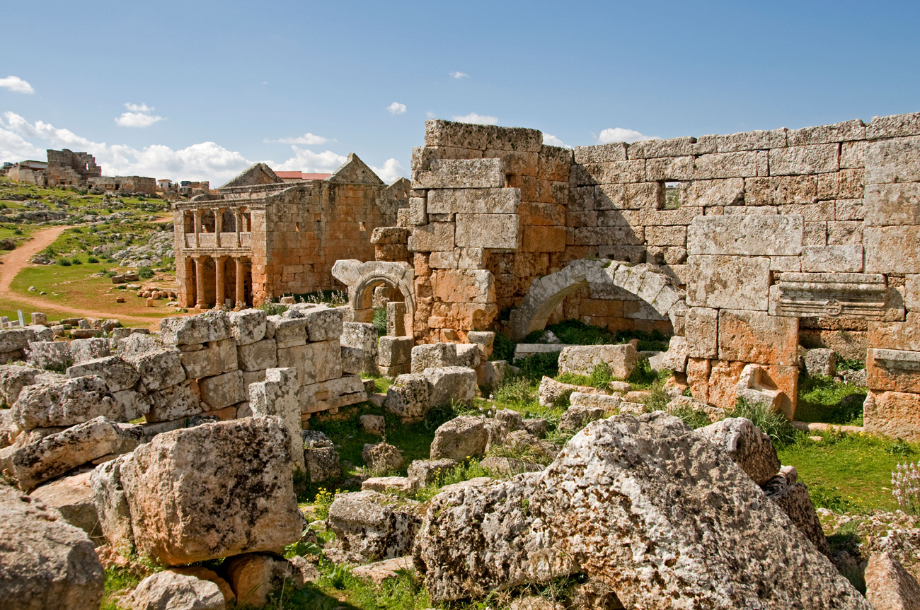 Serjilla era uma das mais bem preservadas das Cidades Mortas, no noroeste da Síria