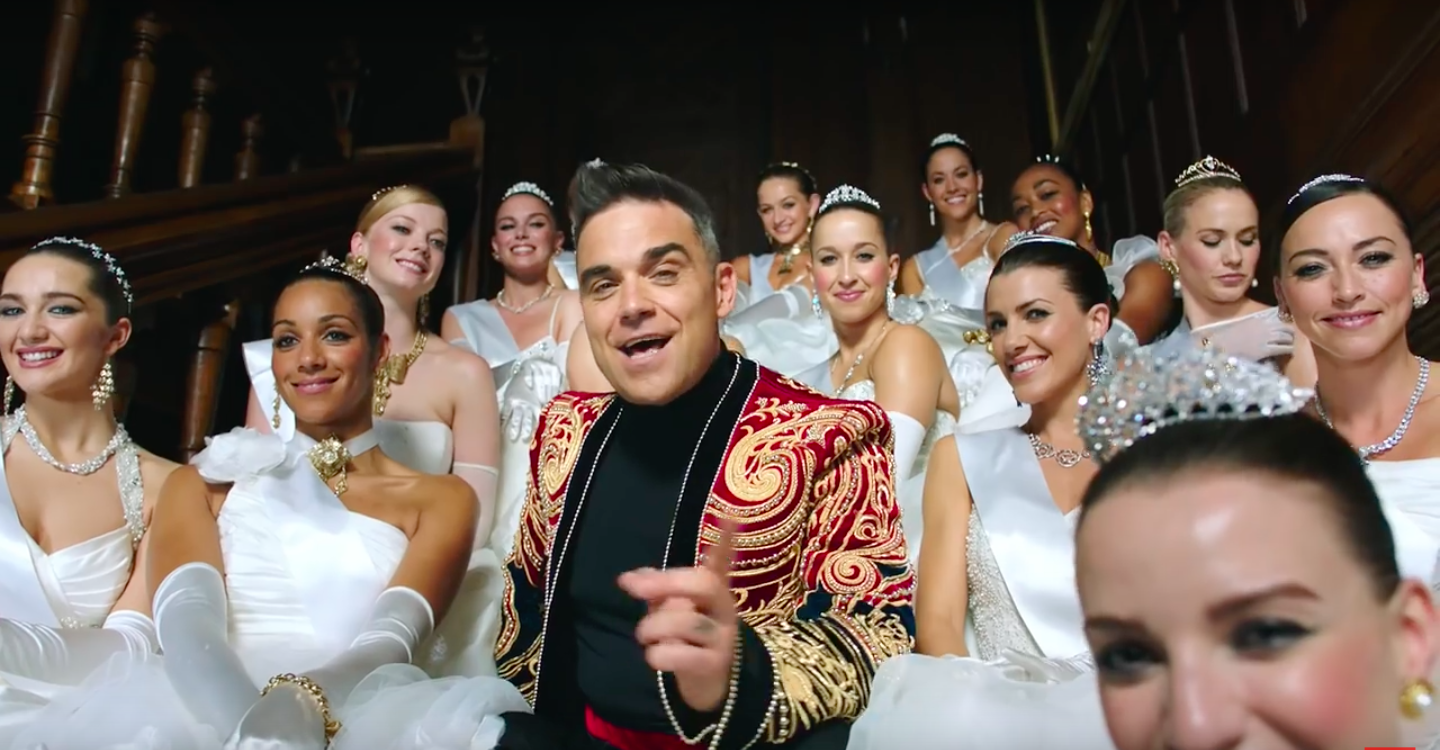 Observers speculate that Williams’s ideas for the song and video were heavily influenced by the wedding of the daughter of Russian oligarch Rashid Sardarov. Photo: Screenshot of Williams's new video.