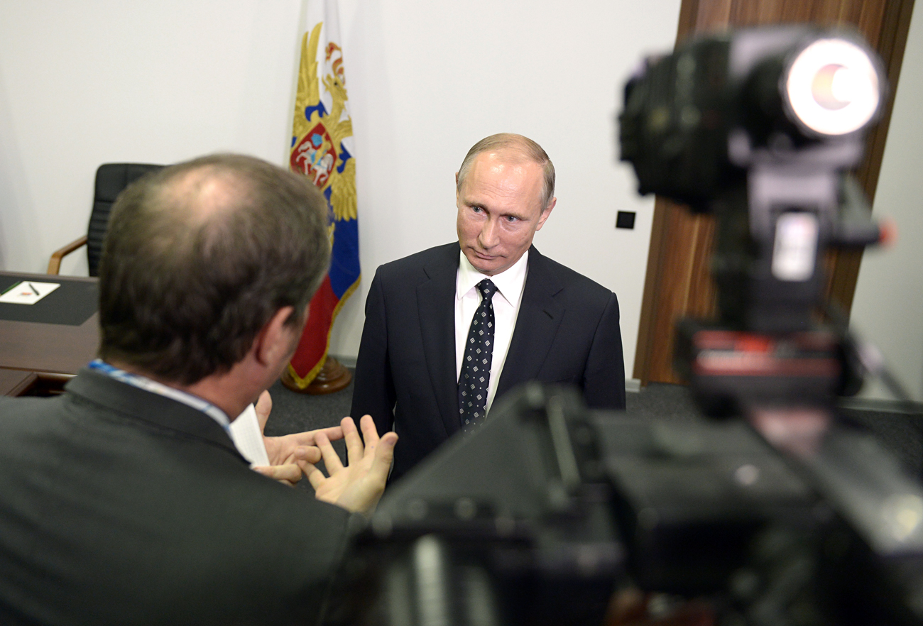 Vladimir Putin dao je intervjuu za francuski TV kanal TF1.