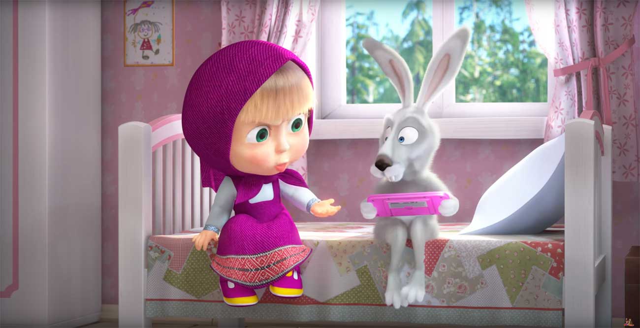 New episode of Russian animation Masha and The Bear breaks