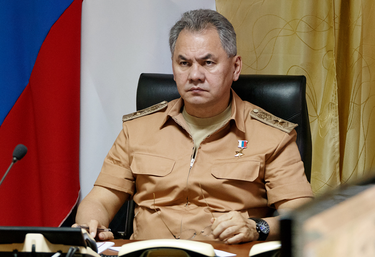 Menteri Pertahanan Rusia Jenderal Sergei Shoigu