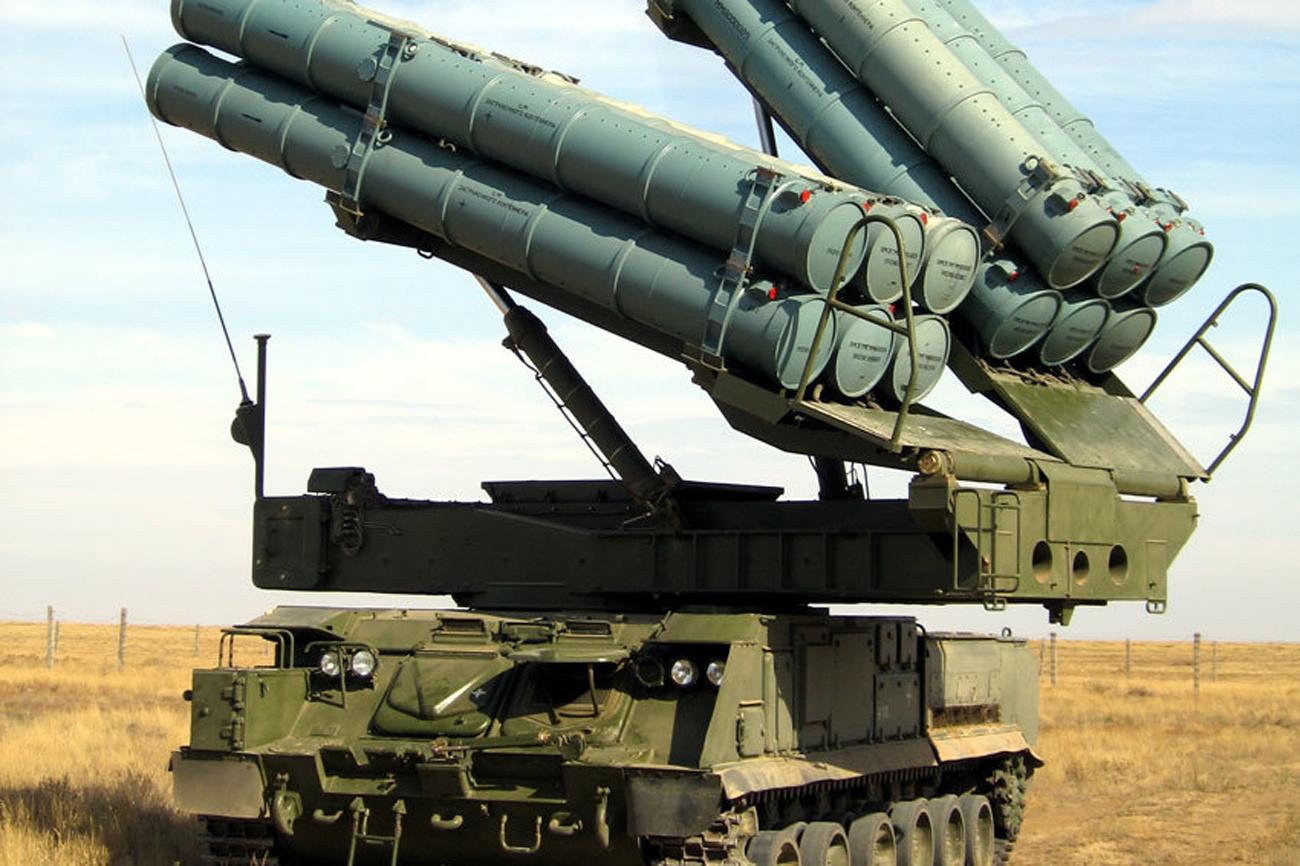 Sistem misil antipesawat Buk-M3, salah satu ‘hadiah’ utama untuk pasukan Rusia tahun ini.