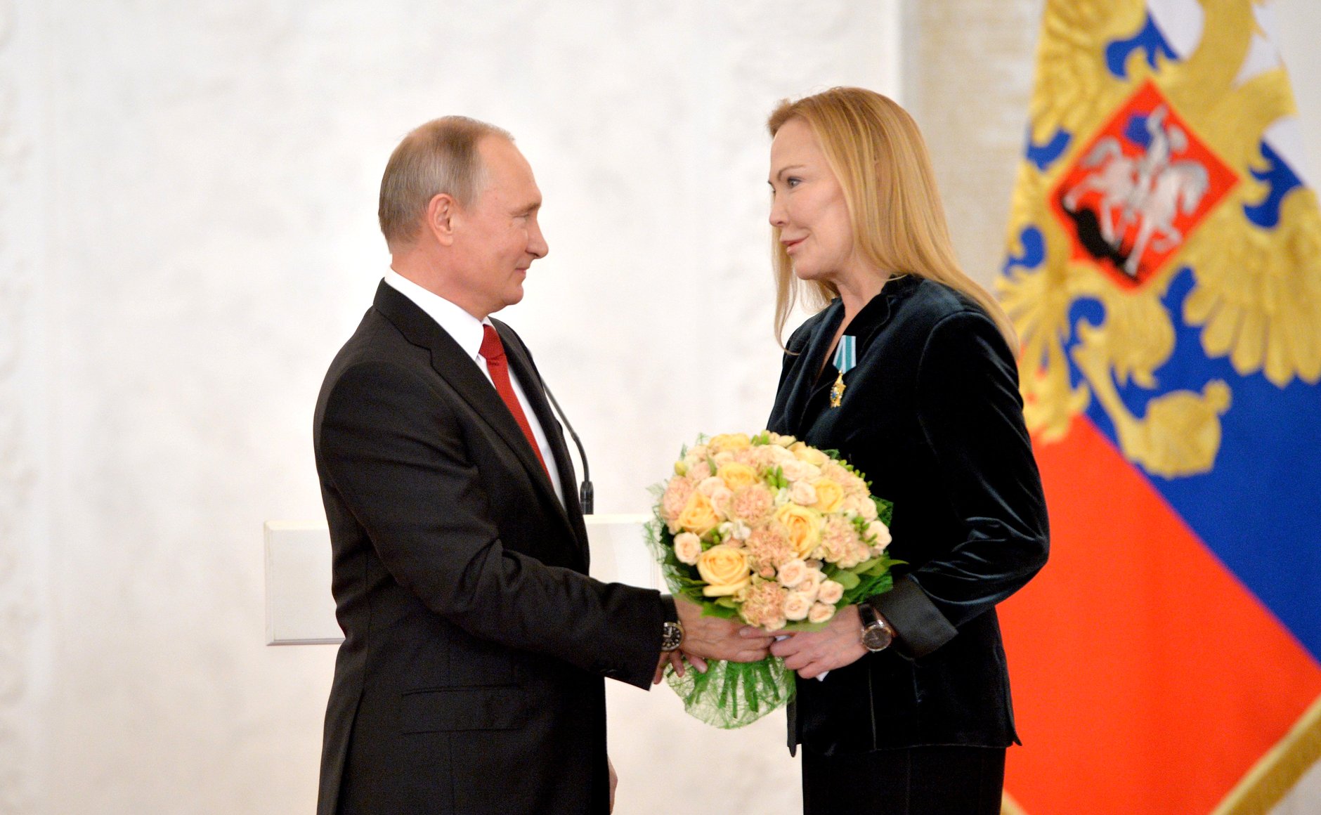 Russian president praised programs initiated in the U.S. by philanthropist Susan Lehrman. 