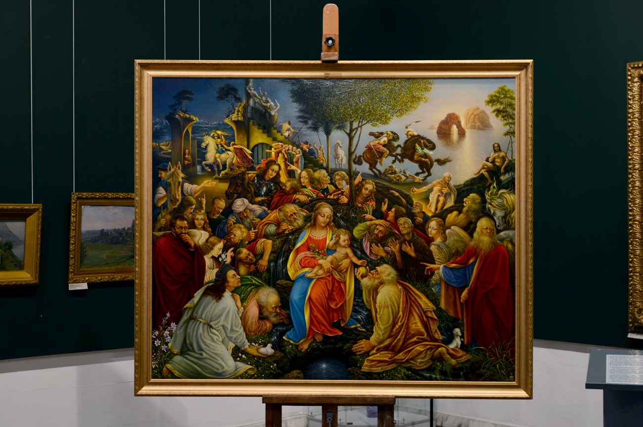 “Dedicatória a Leonardo da Vinci” inclui cores e elementos novos