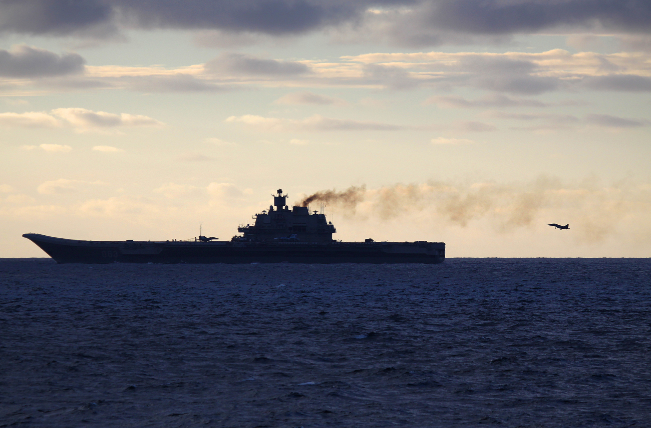 Almirante Kuznetsov vem sendo usado pela primeira vez em combate real 