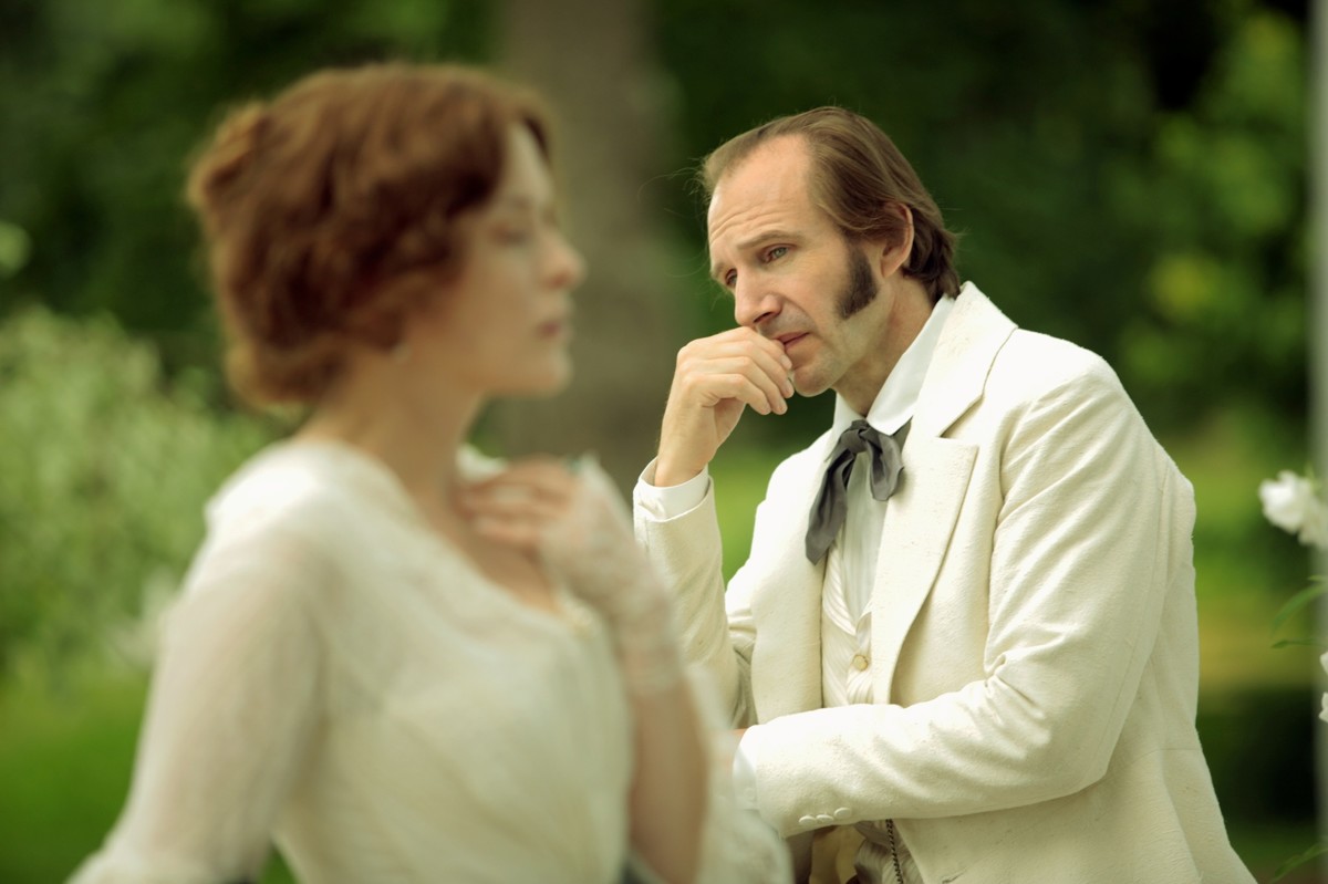 Ralph Fiennes as Mikhail Rakitin in Vera Glagoleva's movie "Two Women." 