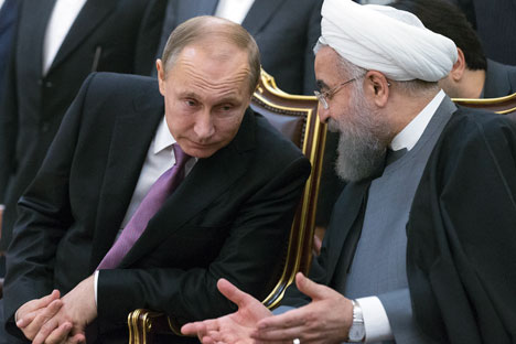 Moscow and Tehran have contradictory interests. 