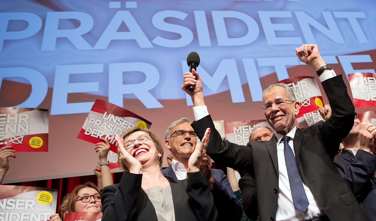 Der liberale Alexander Van der Bellen wird neuer Präsident Österreichs.