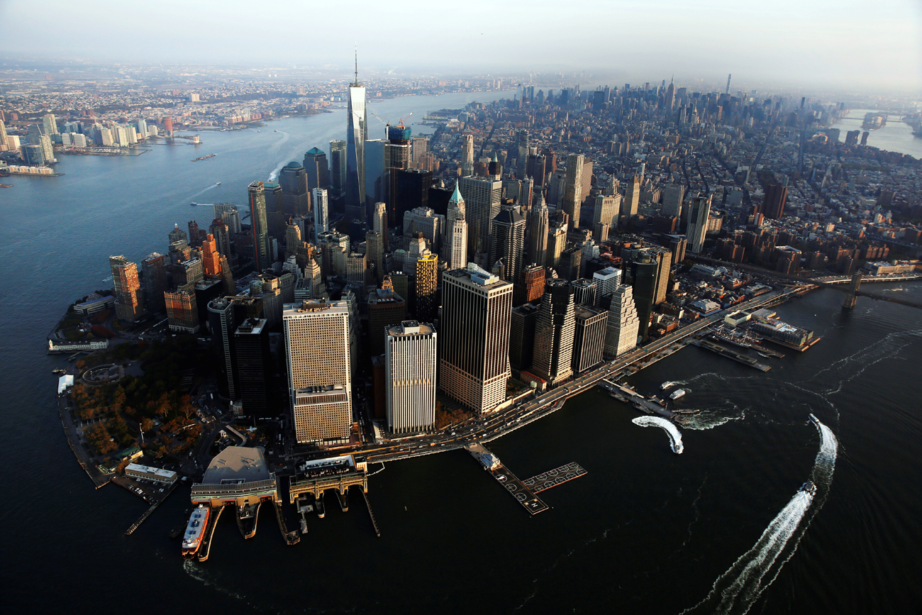 Before 2014, when political relations between Russia and the U.S. worsened, demand among Russian citizens for elite American real estate was very high. Photo: Manhattan borough of New York, U.S.