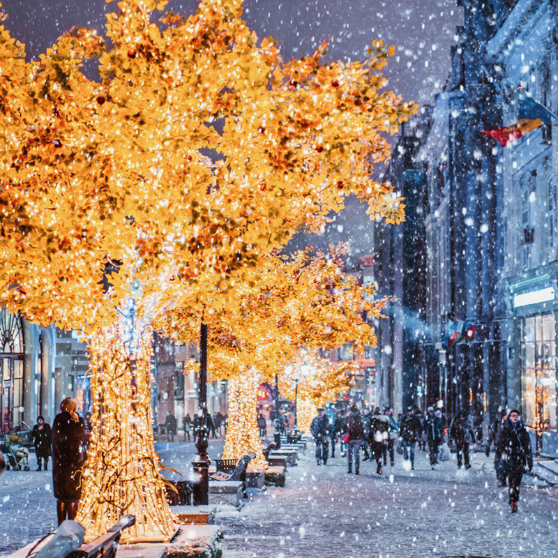 Božič je čas, ko se Moskva pokaže v najlepši luči.