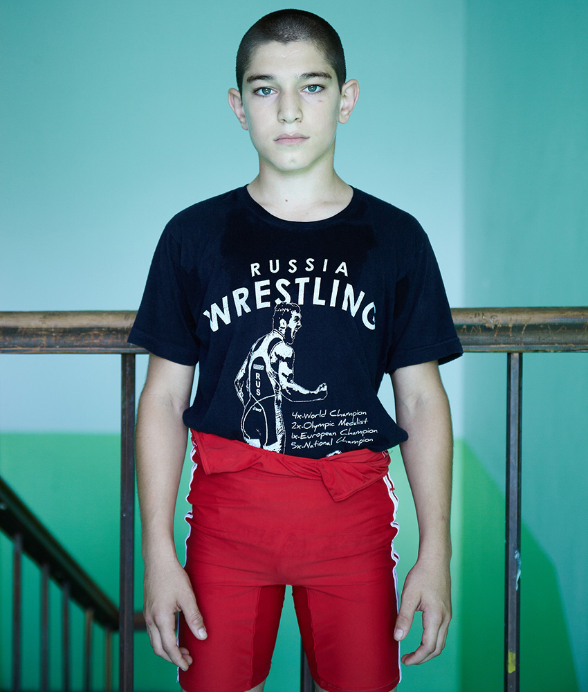 Alikhan Ktsoev, 13 anni, studente: "Un uomo dovrebbe essere atletico e avere un carattere forte"