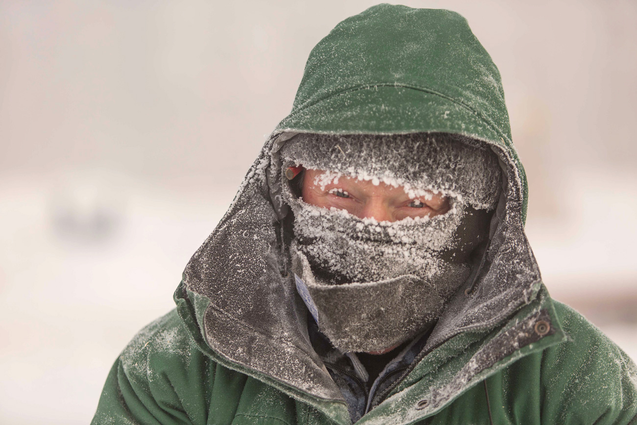Temperature in Yugra Khanty-Mansi Autonomous Region reached -62 °С.