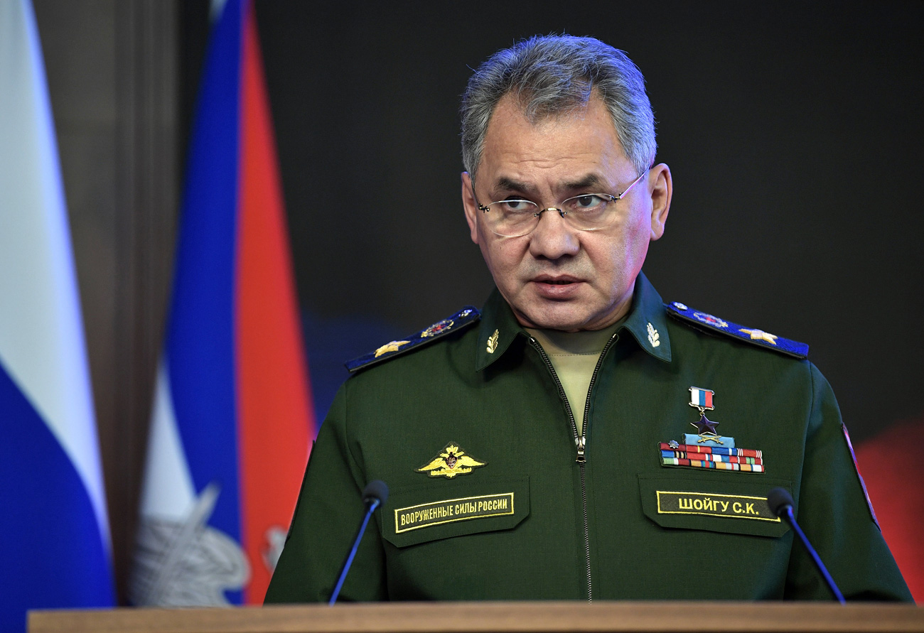 Le ministre russe da la Défense Sergueï Choïgou.
