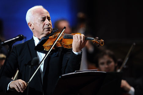 Der berühmte russische Geiger und Dirigent Wladimir Spiwakow.