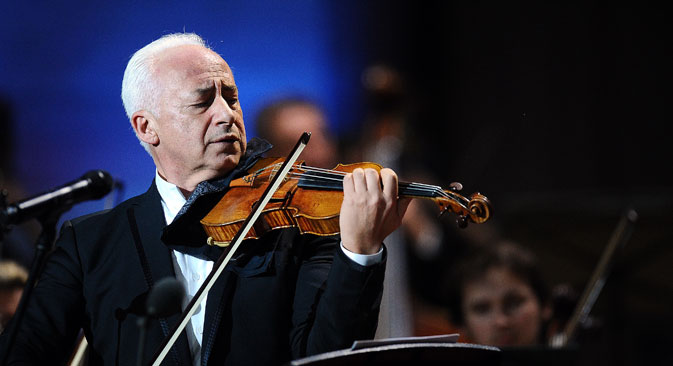 Violinist Vladimir Spivakov.