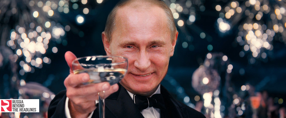 The Great Gatsby: Putin performs the role of lovelorn millionaire Jay Gatsby.