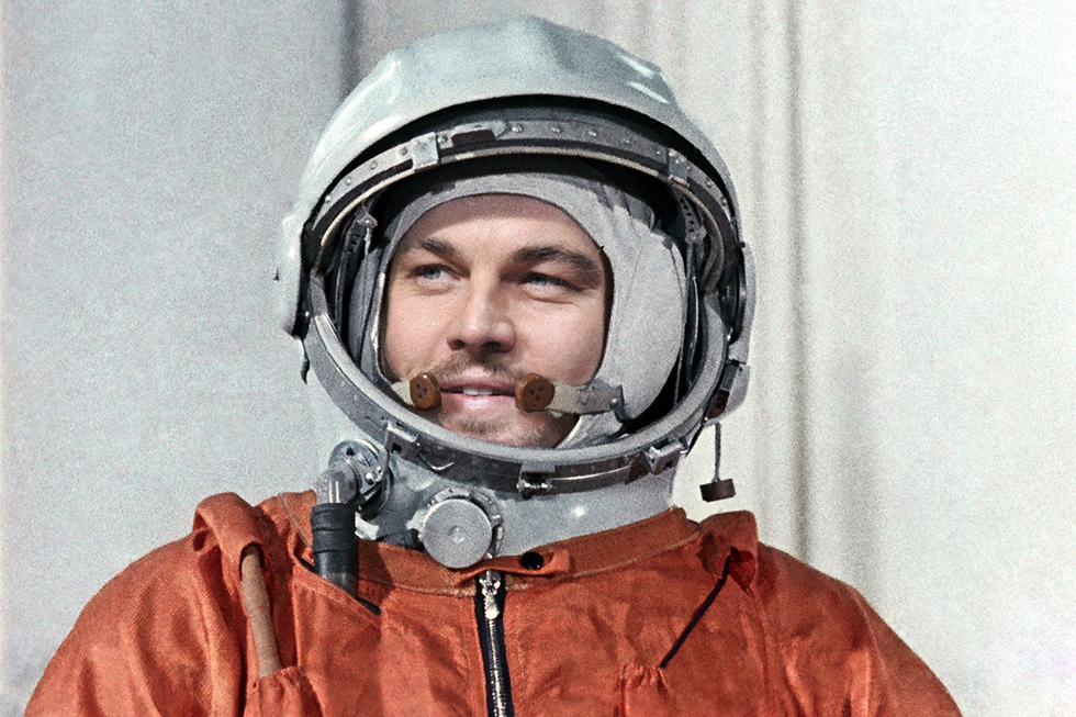 Yuri Gagarin – Leonardo is a perfect fit to play the first man in space. 