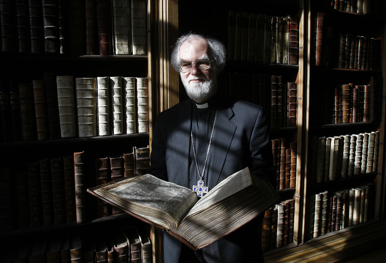 The Archbishop of Canterbury Dr. Rowan Williams.