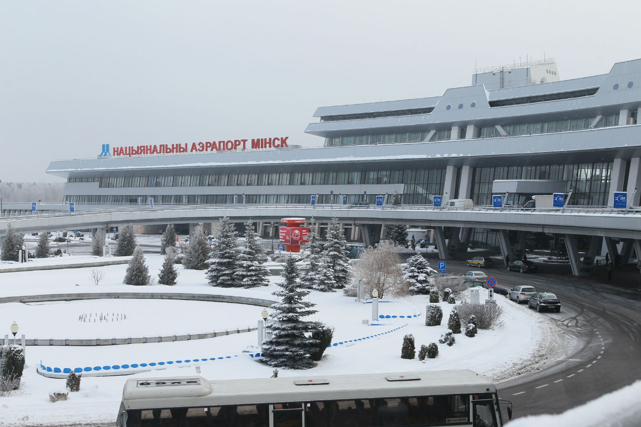 Bandara Internasional Minsk, Belarus.