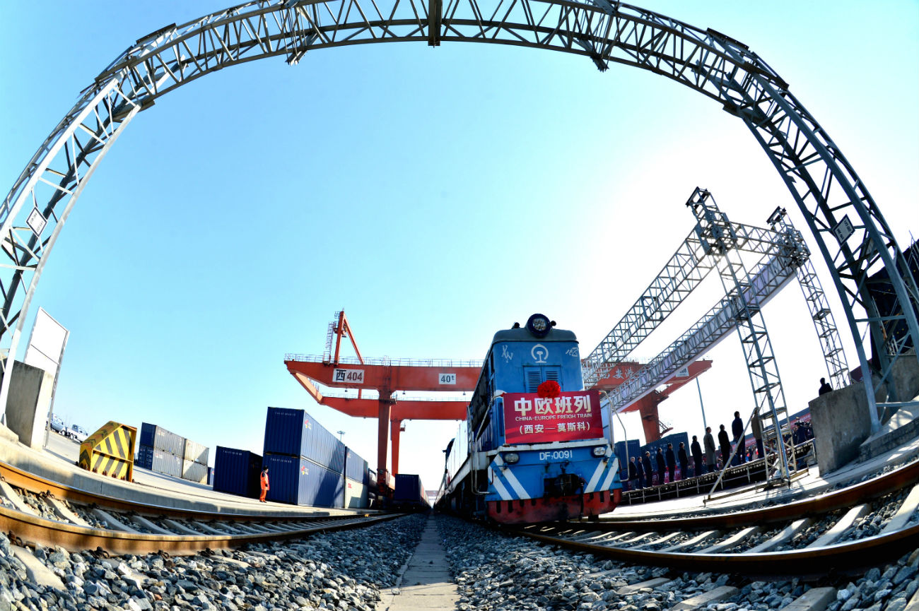 China baut den Schienenverkehr nach Europa aus.