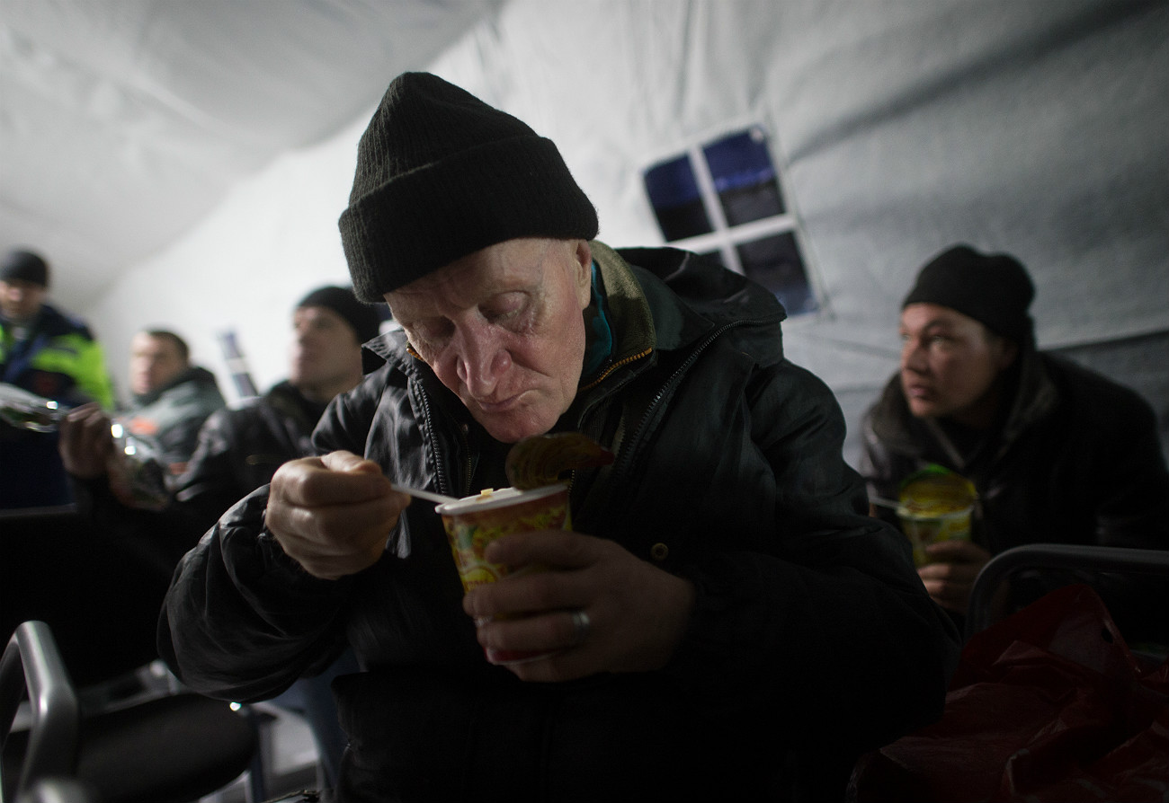 En Rusia hay entre uno y tres millones de ciudadanos sin hogar. 