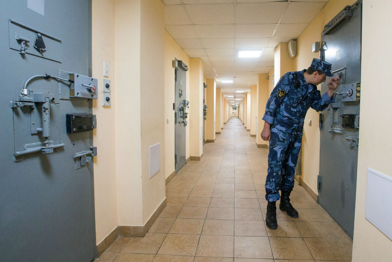 At the prison colony, Russia 