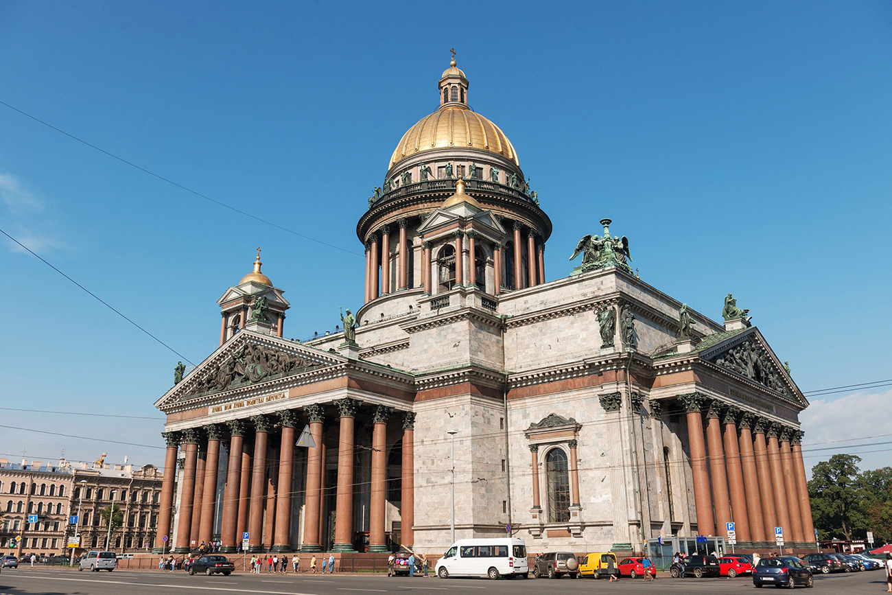St Issac’s Cathedral in St. Petersburg. Source: Canadian Press/Global Look Press