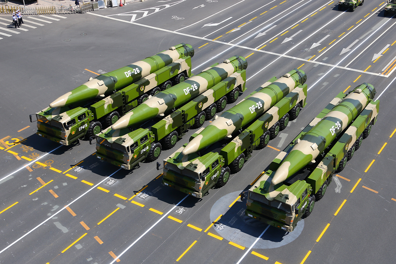 Beijing has a huge arsenal of missiles to combat THAAD.