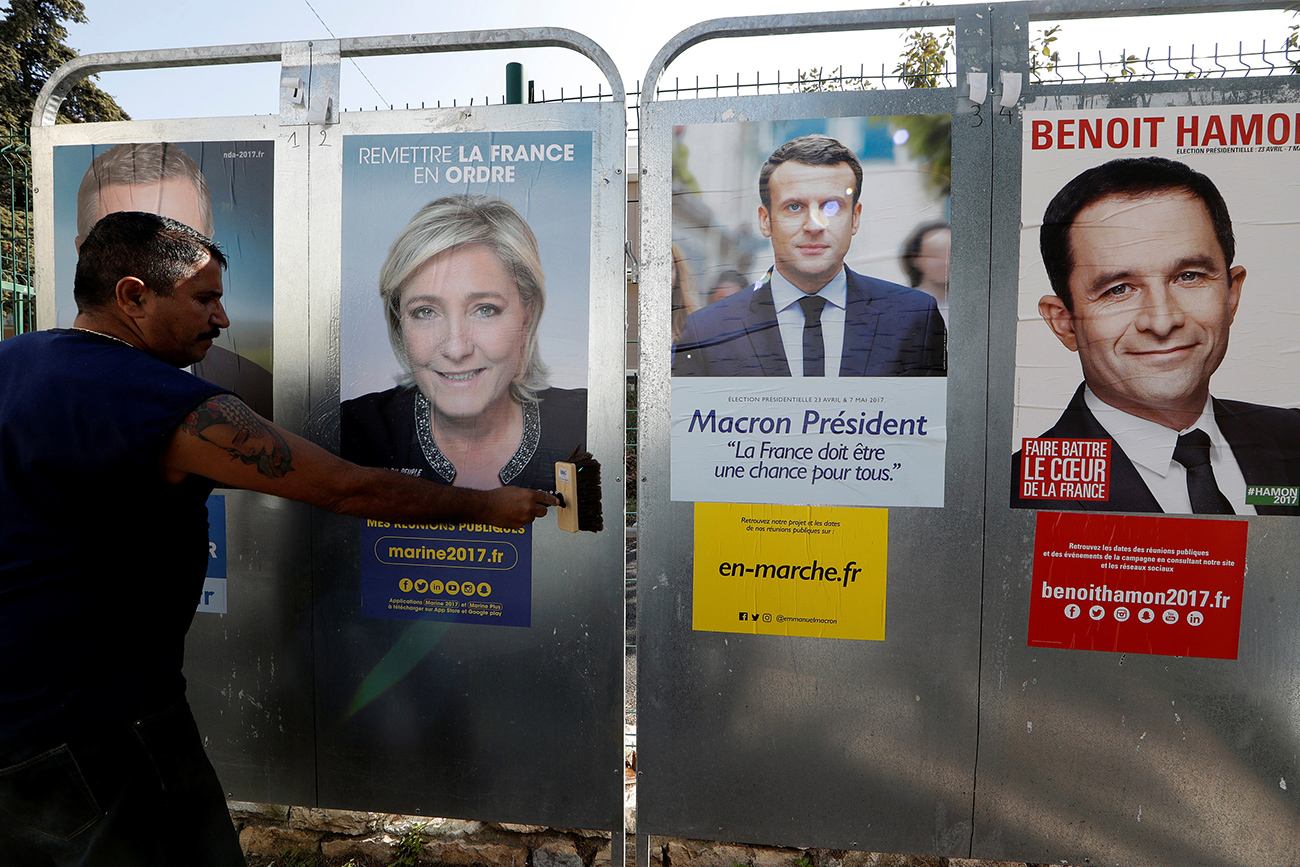 Številni Rusi pozorno spremljajo razvoj političnega dogajanja v Franciji. 